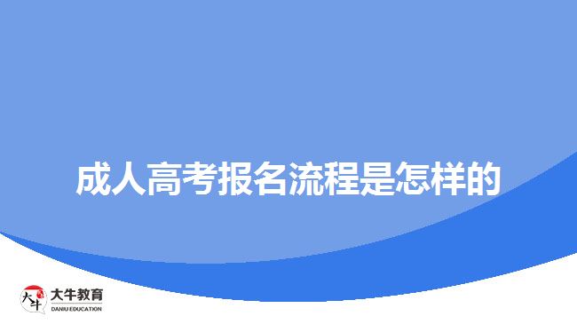 成人高考报名流程